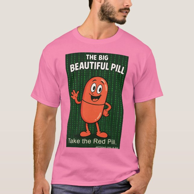 Camiseta A Grande Pílula Bonita (Frente)
