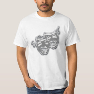 Camiseta A grande prata mascara o t-shirt