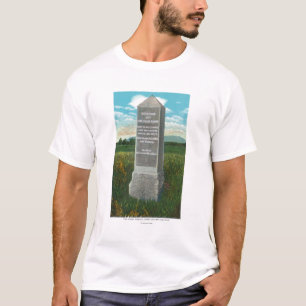 Camiseta A grande ravina do campo de batalha de Saratoga