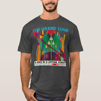 Camiseta A Grande Turnê NASA Retro Vintage Futurística