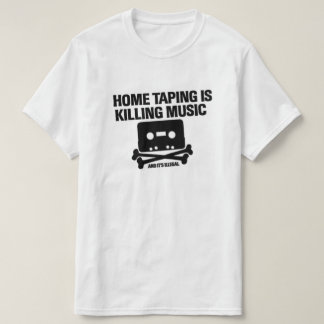 CAMISETA A GRAVAÇÃO HOME ESTÁ MATANDO A MÚSICA