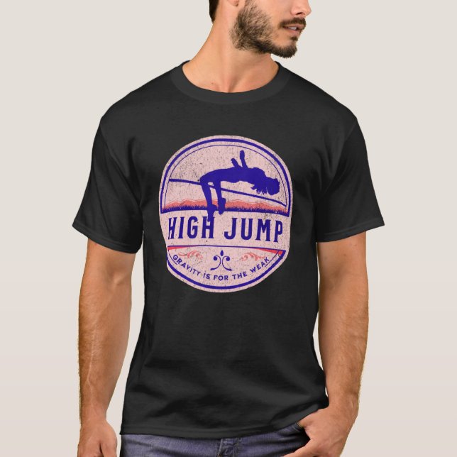 Camiseta A Gravidade É Para As Cores Retro Fracas, Elevada  (Frente)
