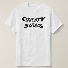 Camiseta A Gravidade é um Desastre - Humor de Física Engraç