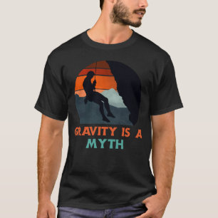Camiseta A Gravidade É Um Mito De Rock Subindo O Silho Suns