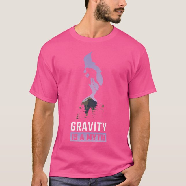 Camiseta A Gravidade É Um Mito Escalada (Frente)