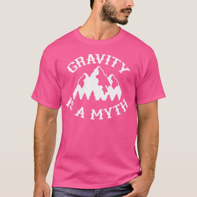 Camiseta A Gravidade É Um Mito Escalada (Frente)