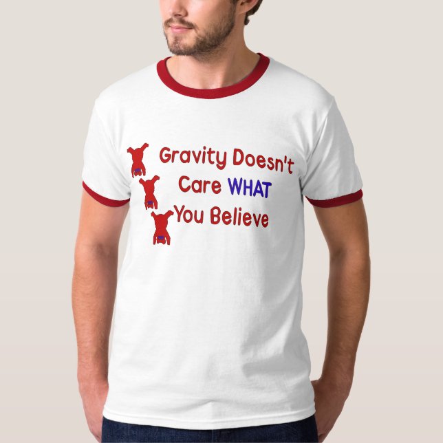 Camiseta A gravidade não se importa (Frente)