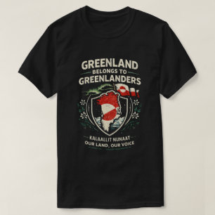 Camiseta A Groenlândia Pertence aos Groelandeses