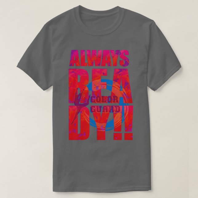 Camiseta A Guarda colorida está pronta (Frente do Design)