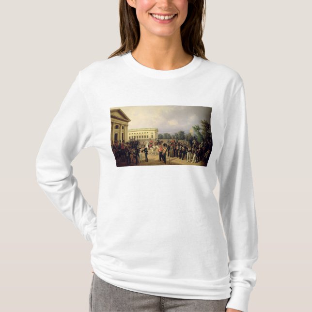 Camiseta A guarda do russo em Tsarskoye Selo (Frente)