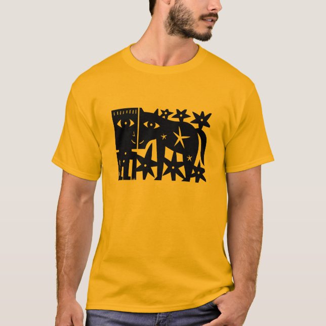 Camiseta A guarda florestal e a prata solitárias (Frente)