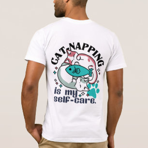 Camiseta A Guarda-Gato É A Minha Autoassistência: Gatos Com