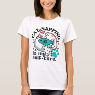 Camiseta A Guarda-Gato É A Minha Autoassistência: Gatos Son