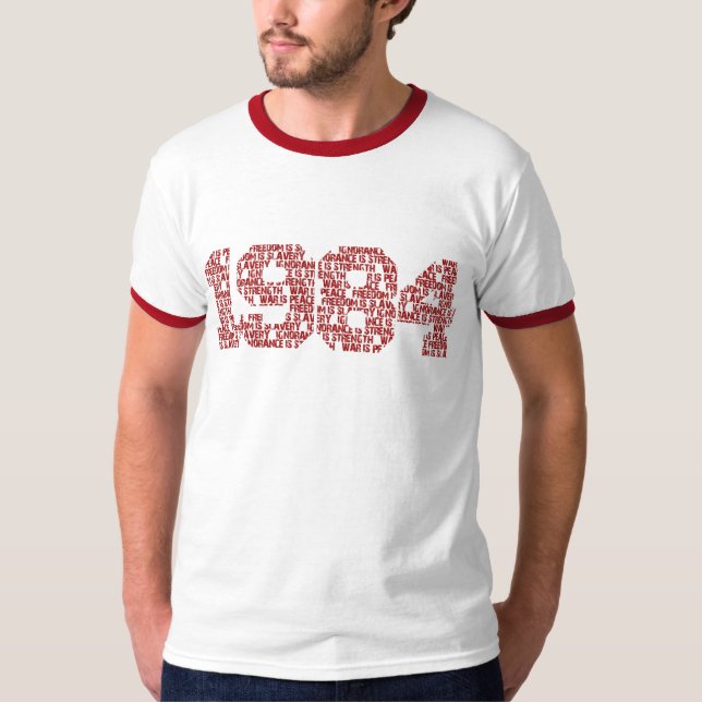 Camiseta A guerra 1984 é t-shirt da paz (Frente)