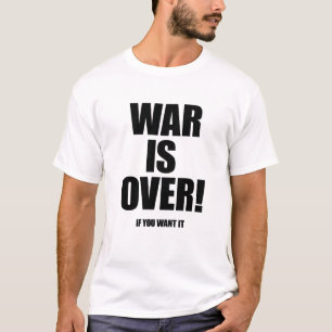 Camiseta A guerra acaba-se