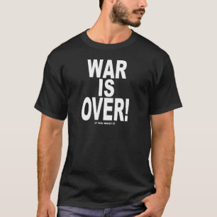 Camiseta A guerra acaba-se se você a quer