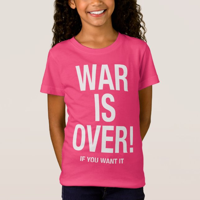 Camiseta A guerra acabou (Frente)
