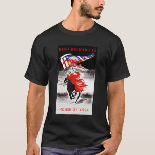 Camiseta A Guerra De Richard Iii Da Casa Rosa De York Vai A