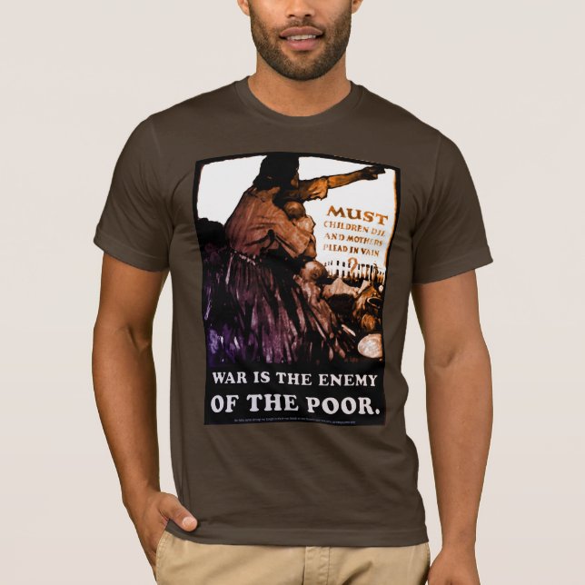 Camiseta A guerra é o inimigo (Frente)