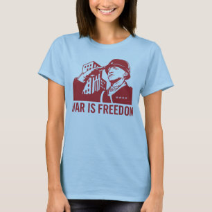 Camiseta A guerra é t-shirt da liberdade