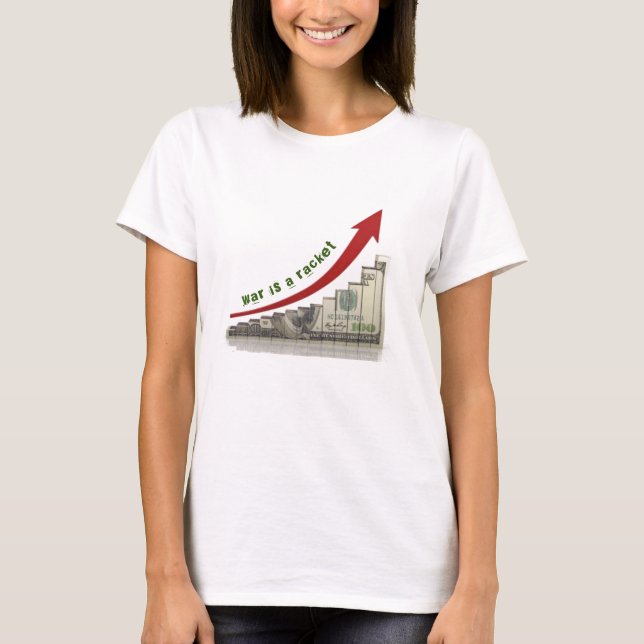 Camiseta A guerra é uma raquete (Frente)