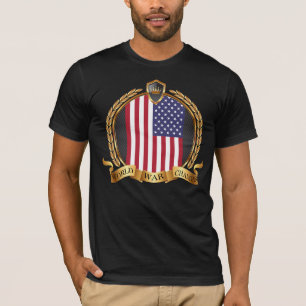 Camiseta A guerra mundial patrocina o selo