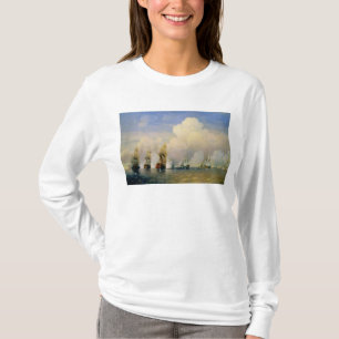 Camiseta A guerra Russo-Sueco do mar perto de Kronstadt em