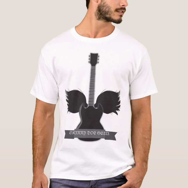 Camiseta A guitarra voa o t-shirt (Frente)