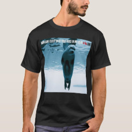 Camiseta A-ha - Como posso dormir com sua voz na minha cabe