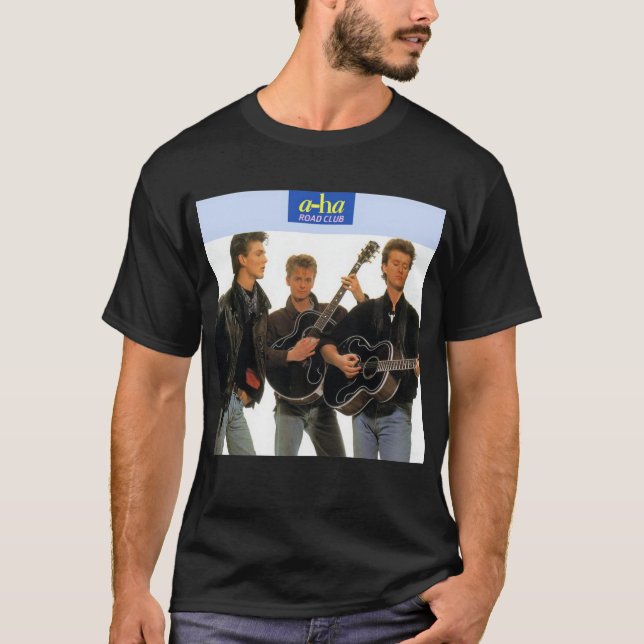 Camiseta A-ha - Road Club album 1988 (Frente)