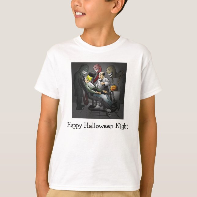 Camiseta A Happy Halloween Night at the Dentist (Frente)