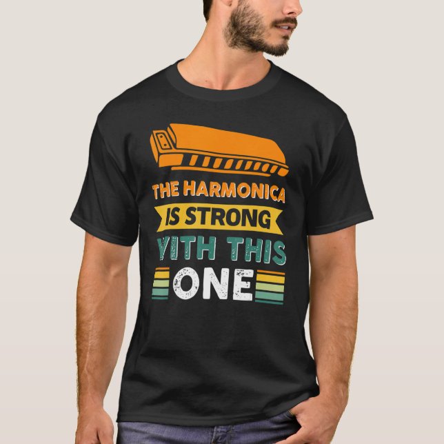 Camiseta A Harmonica É Forte Com Este 7 (Frente)