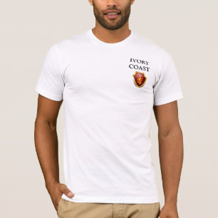 Camiseta A herança alinha a preparação da COSTA DO MARFI