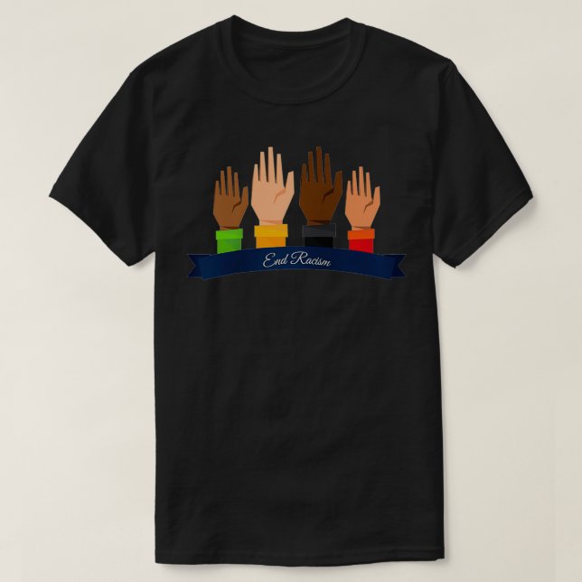 Camiseta A História Americana Do Amor Asiático Encerra O Ra (Frente do Design)
