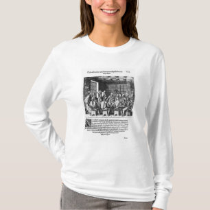 Camiseta A história do ovo de Cristóvão Colombo