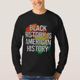 Camiseta A História Negra É A História Americana, O Orgulho