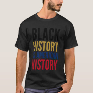 Camiseta A História Negra é a História Americana Retro Groo