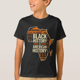 Camiseta A história negra é a história americana tribal áfr