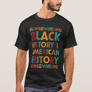 Camiseta A História Negra é História Americana Afro-America