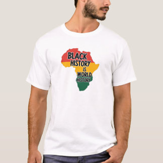 CAMISETA A HISTÓRIA NEGRA É HISTÓRIA MUNDIAL