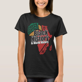 Camiseta A História Negra É História Mundial