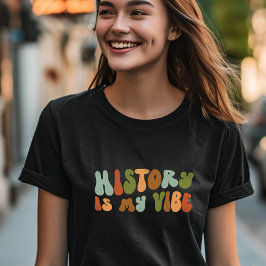 Camiseta A História Retroativa De Groovy É A Minha Visão, H