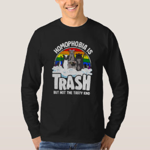 Camiseta A Homofobia É A Orgulho gay Do Lixo Da Raiva