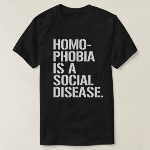 Camiseta A homofobia é uma doença social