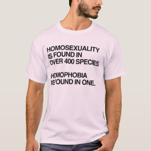 CAMISETA A HOMOSSEXUALIDADE É ENCONTRADA EM 400 ESPÉCIES T-