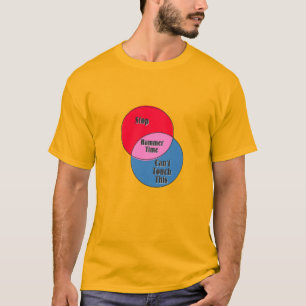 Camiseta A hora do martelo não consegue tocar neste diagra