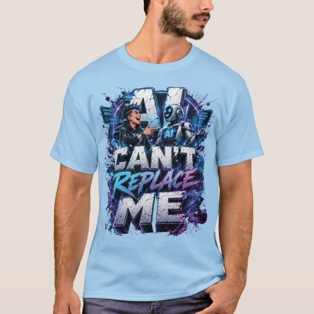 Camiseta A IA Não Pode Me Substituir (Frente)