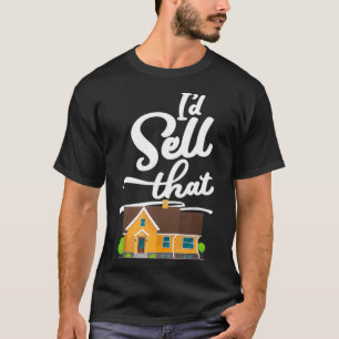 Camiseta A Id Do Agente Imobiliário Funny Vende Que _1