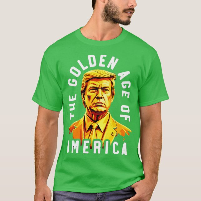 Camiseta A Idade do Ouro da América Trump (Frente)