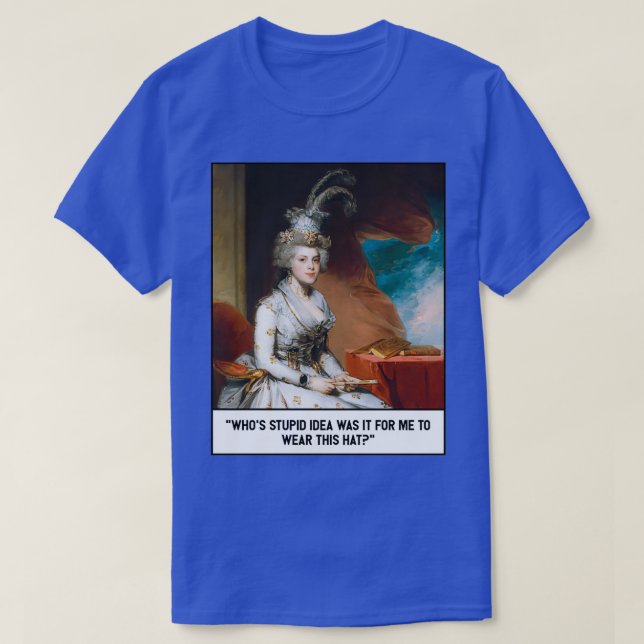 Camiseta A Ideia Estúpida De Whox27s Era Que Eu Vestisse Es (Frente do Design)